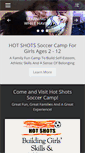 Mobile Screenshot of hotshotssoccer.org